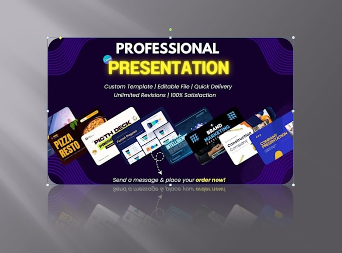 design modern presentation slides
