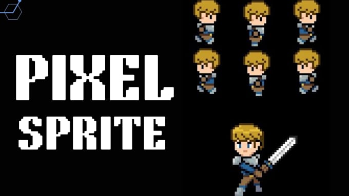 Make retro pixel art character sprite animation and rpg game assets by ...