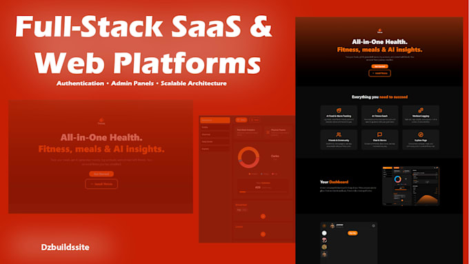 build your custom saas or web platform