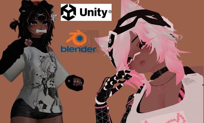 do vrchat avatar commission, vrc avatar, vr character, anime, furry, nsfw, sfw