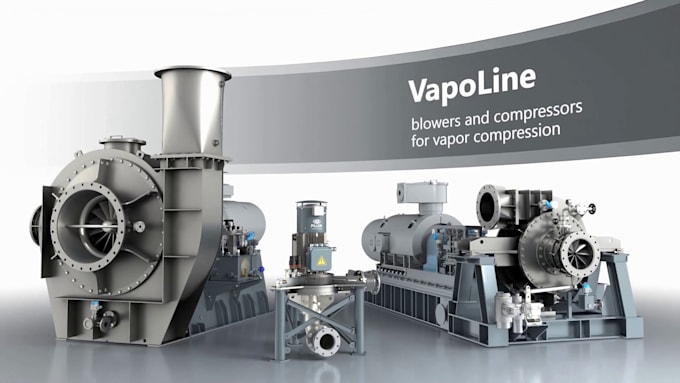 create professional 3d industrial animation plant equipment machinery video