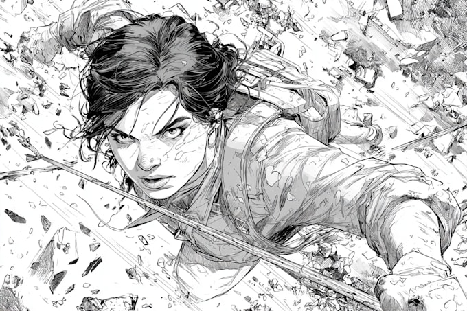 comic book illustration art