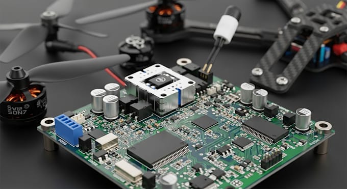 design custom esc, vesc, flight motor controller ardupilot drone pcb uav systems