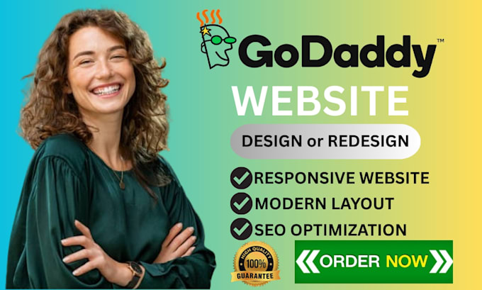 godaddy website design, redesign godaddy website, godaddy ecommerce website