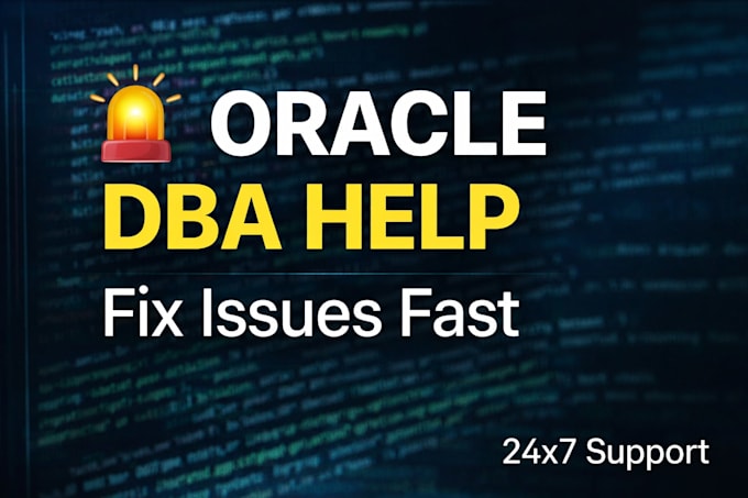 fix urgent oracle database issues fast