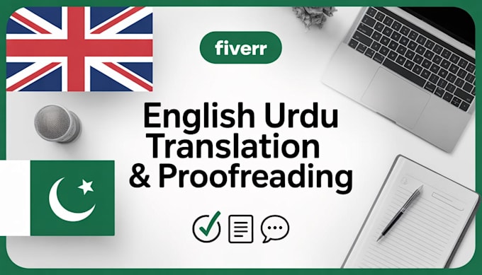do english and urdu translation and proofreading