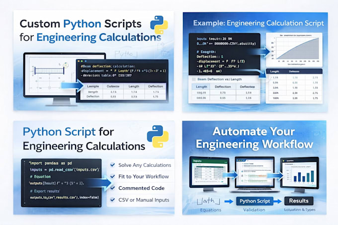 make a custom engineering calculation script