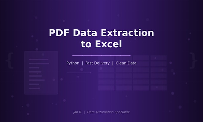 extract data from pdfs to excel using python
