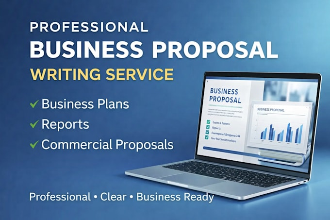 create a professional business proposal or report