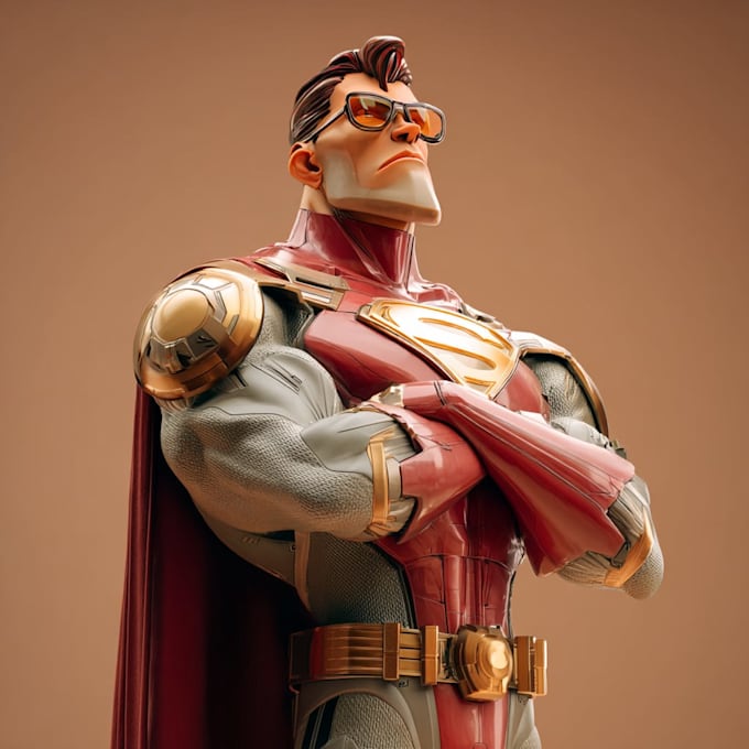 superhero character for comics