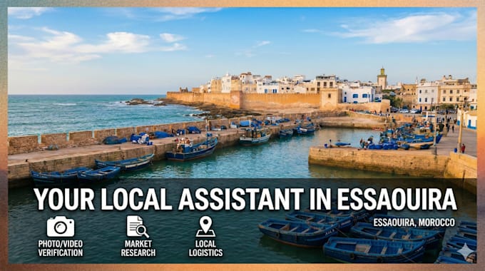 be your local assistant in essaouira, morocco