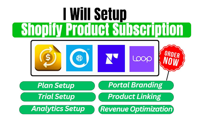 setup shopify subscription appstle seal recharge subi loop recurpay bold skio
