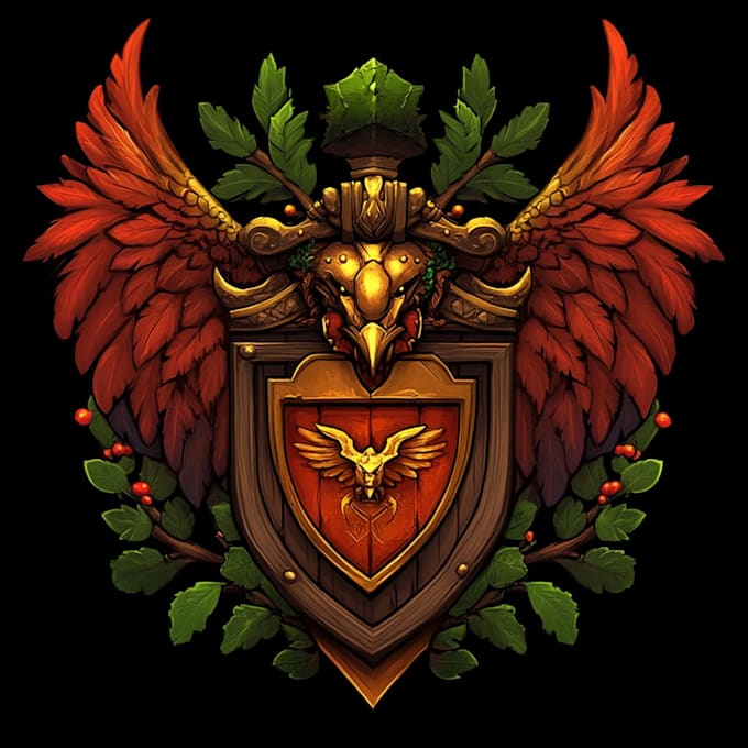 do a fantasy game logo