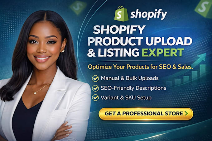 do shopify product upload product listing, product data entry