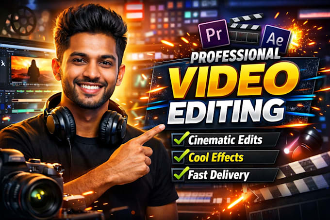 professional youtube video editing with high SEO