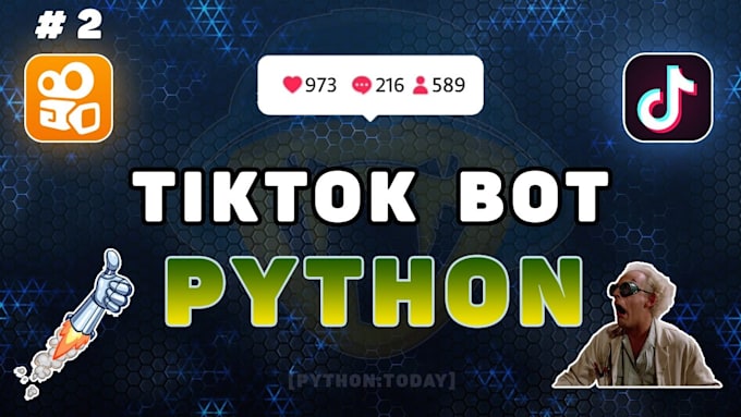 build tiktok live streaming bot, tiktok api bot, instagram api bot, youtube bot