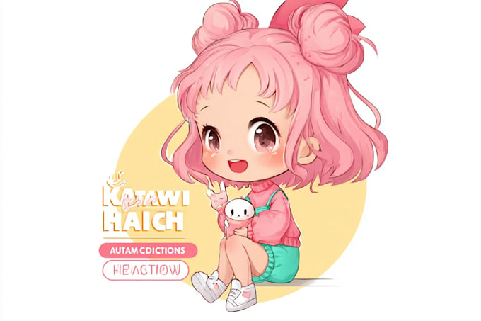 create cute kawaii chibi illustration