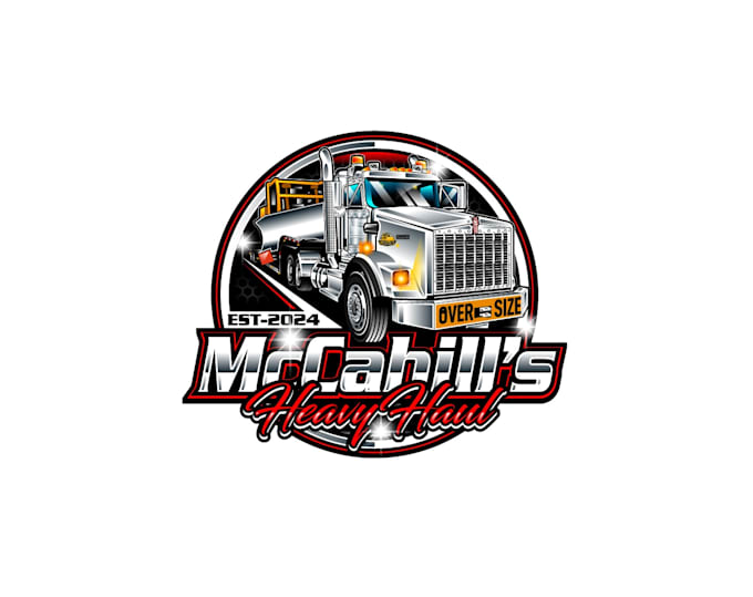 create attractive and imagination truck logo design