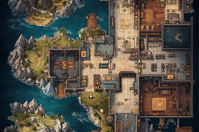 design custom fantasy world maps rpg maps for games