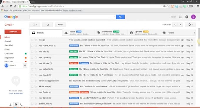manage and organize your gmail inbox professionally