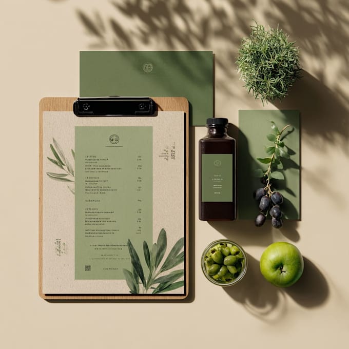 do modern restaurant menu design