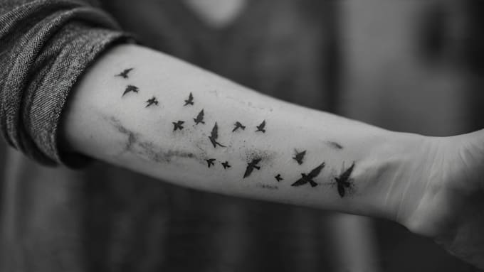 design a stunning minimalist lineart tattoo for you