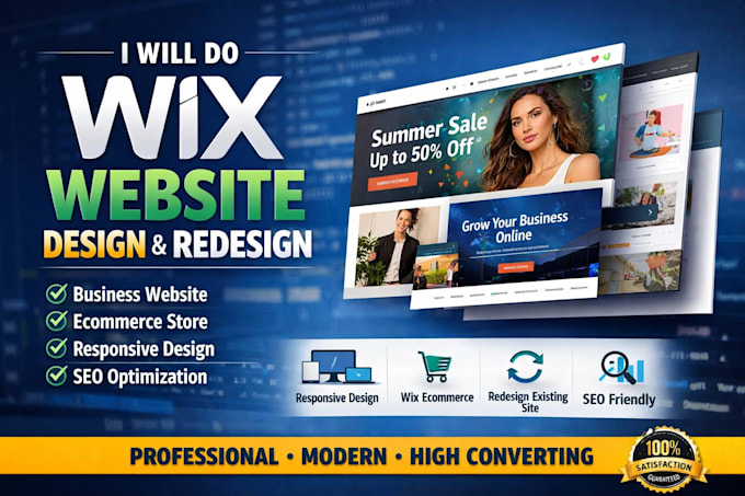 do wix website design wix business website wix website redesign wix ecommerce