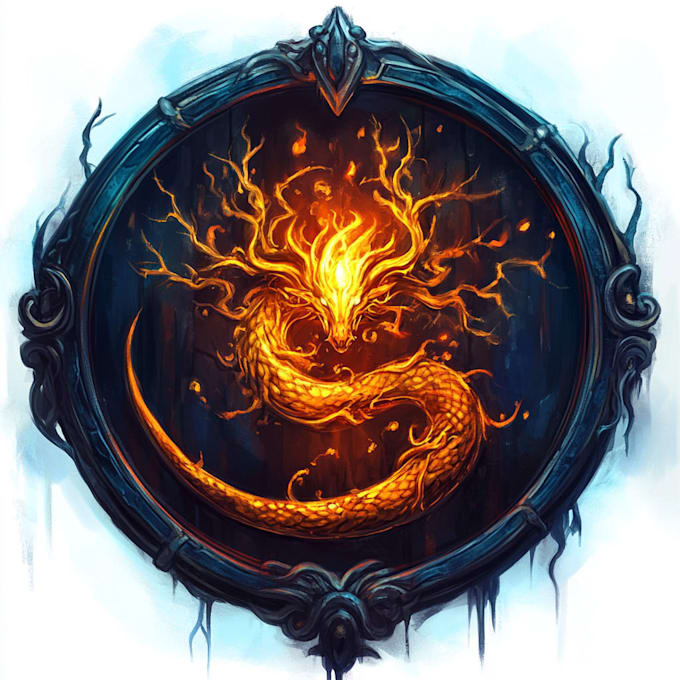 make a fantasy logo