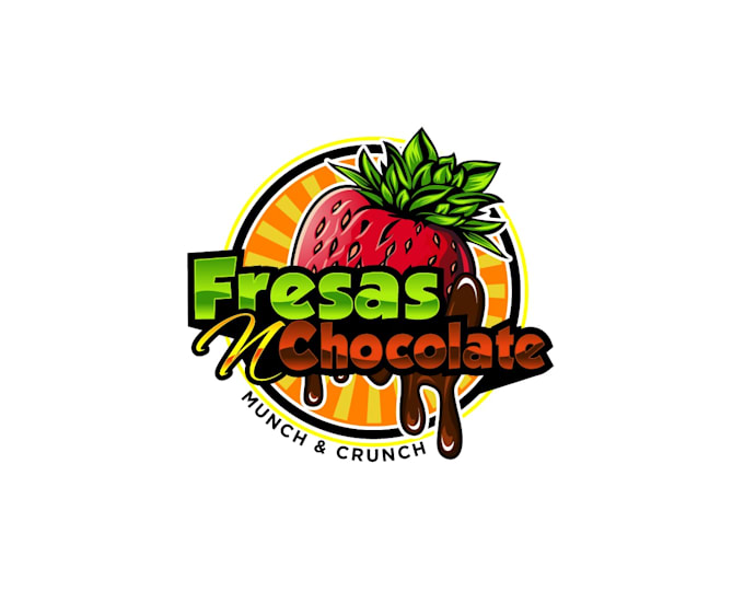 create awesome and gorgeous strawberry  logo design