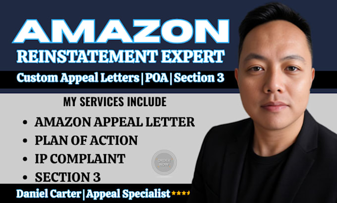 write an amazon suspension appeal letter section 3 poa for amazon reinstatement