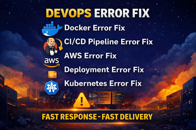 fix docker kubernetes cicd AWS devops deployment errors