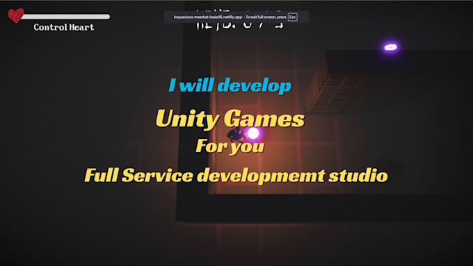develop your unity game for web and mobile
