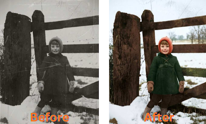 professionally restore and colorize old photos