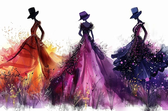 Draw fashion illustration, design collections and sketches by ...