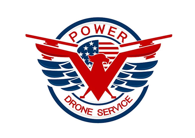 design a professional drone logo for your business
