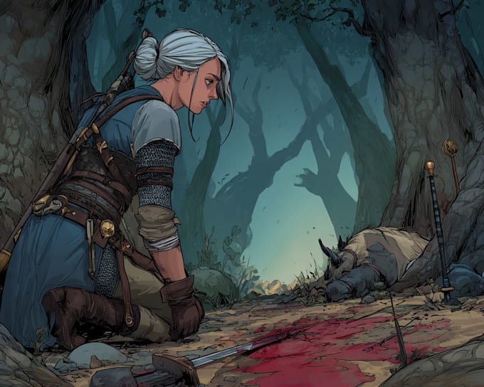 comic book illustration with comic illustrator