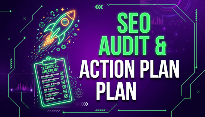 do an advanced SEO audit and provide a step by step action plan