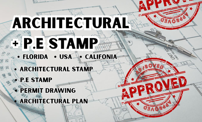 provide florida pe stamp, structural engineer, city permit drawings floor plans