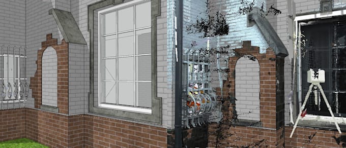 create 3d models from point cloud in archicad