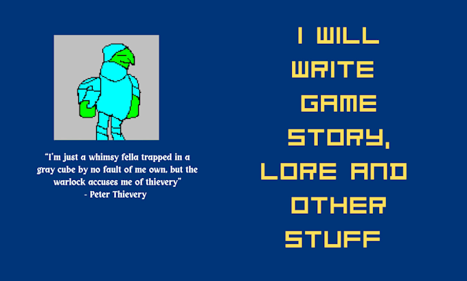 write your indie game narrative