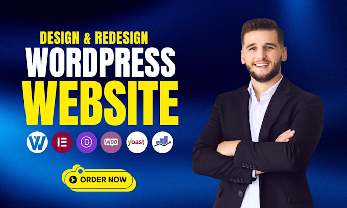 design wordpress websites and landing pages with elementor and divi