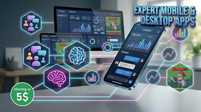 do small mobile applications, games, desktop applications