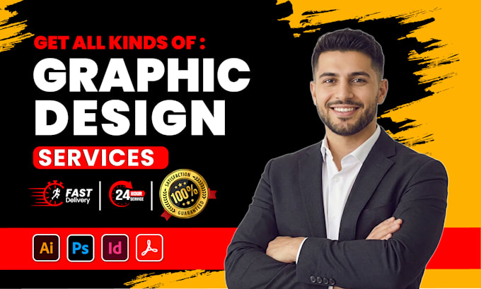 do graphic design, flyer, logo, vector, illustrator, photoshop editing