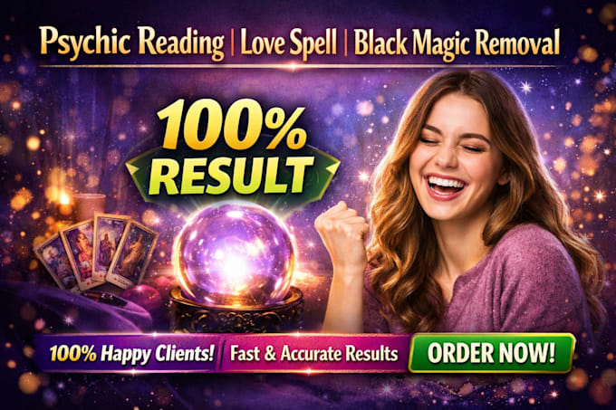 do psychic reading, love spell casting and black magic removal
