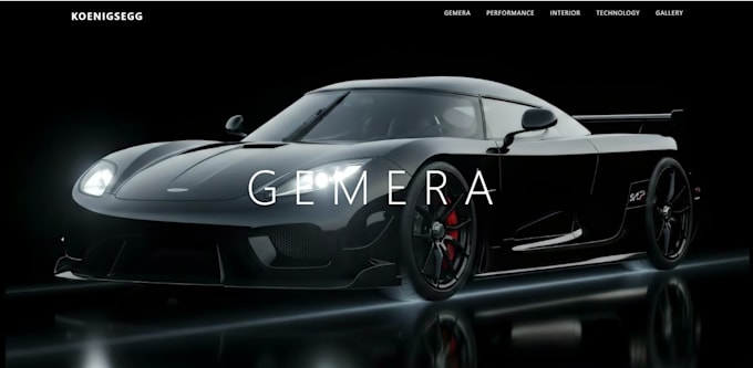 create animated and responsive website