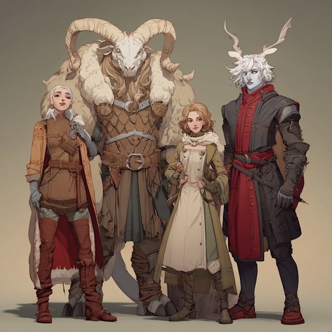 design dnd party and fantasy