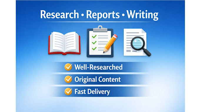 handle reports, research, and creative writing projects
