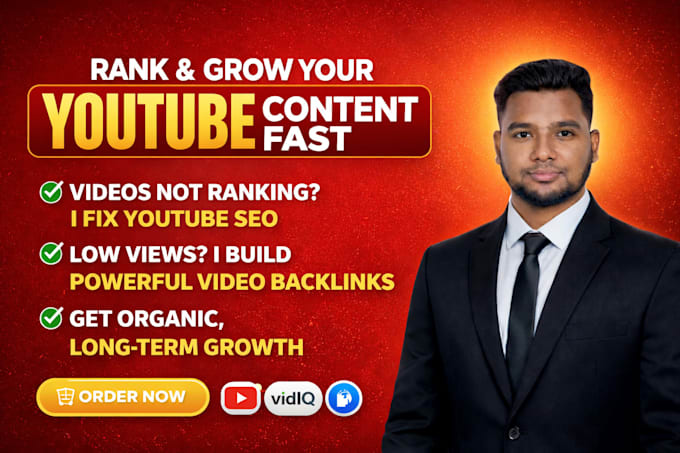 do youtube video SEO and channel growth as your professional yt manager