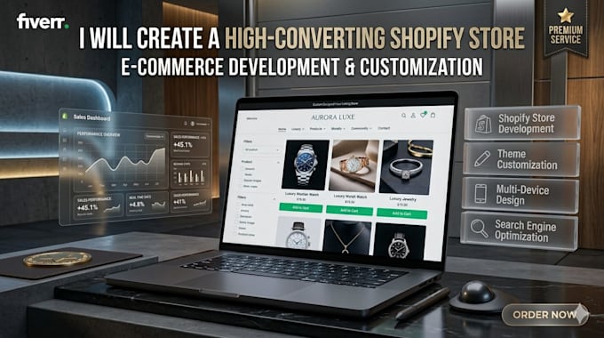 create your shopify ecommerce website