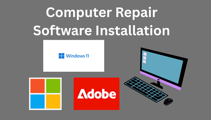 repair your windows computer and install any software